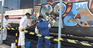 Graffiti vandalism cost Renfe more than 25 million in 2023, close to 70,000 euros per day