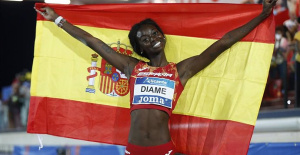 Fátima Diame gives the second medal to Spain without the icing on the cake from Mariano García