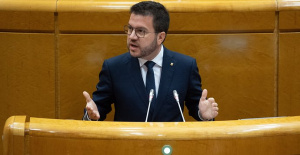 Aragonès, in the Senate: "The amnesty is no longer unconstitutional and impossible as it will happen with the referendum"