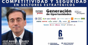 Albares will chair the next Generation of Opportunities meeting, on how to increase competitiveness